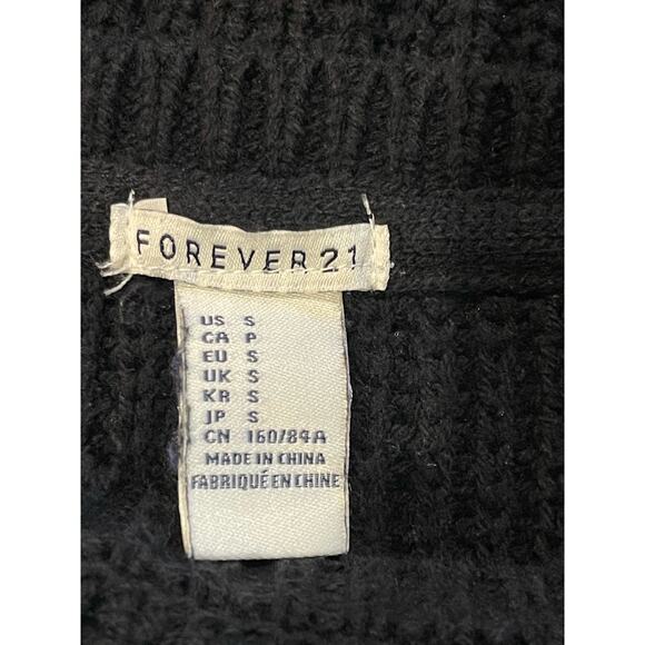 Black Ladies Forever 21 Sweater Size Small - Picture 4 of 5